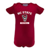Two Feet Ahead - NC State - NC State Infant Lap Shoulder Creeper Print