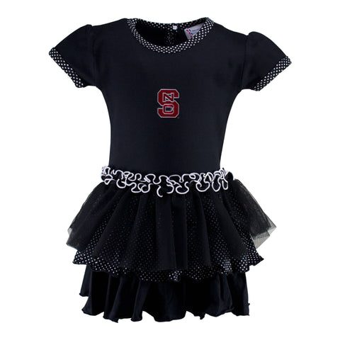 Two Feet Ahead - NC State - NC State Pin Dot Tutu Dress