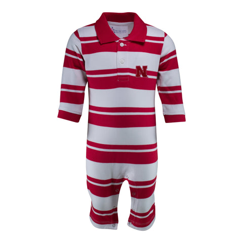 Two Feet Ahead - Nebraska - Nebraska Rugby Long Leg Romper