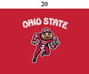 Two Feet Ahead - Ohio State - Ohio State Infant Lap Shoulder Creeper Print