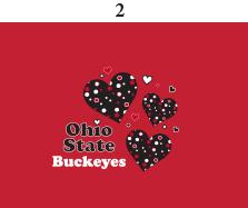 Two Feet Ahead - Ohio State - Ohio State Infant Lap Shoulder Creeper Print