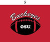 Two Feet Ahead - Ohio State - Ohio State Infant Lap Shoulder Creeper Print