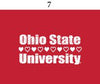 Two Feet Ahead - Ohio State - Ohio State Infant Lap Shoulder Creeper Print