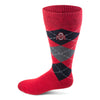 Two Feet Ahead - Ohio State - Ohio State Men's Argyle Sock
