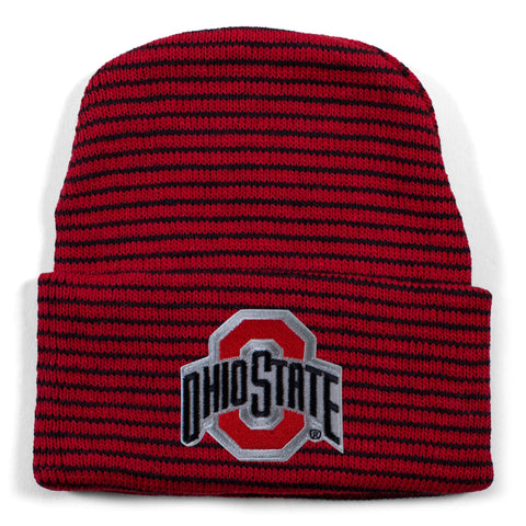 Two Feet Ahead - Ohio State - Ohio State Stripe Knit Cap