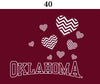 Two Feet Ahead - Oklahoma - Oklahoma Infant Lap Shoulder Creeper Print