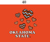 Two Feet Ahead - Oklahoma State - Oklahoma State Infant Lap Shoulder Creeper Print