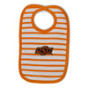 Two Feet Ahead - Oklahoma State - Oklahoma State Infant Stripe Knit Bib