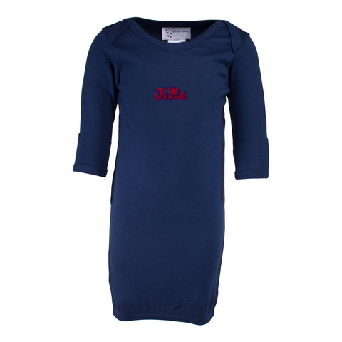 Two Feet Ahead - Ole Miss - Ole Miss Layette Gown