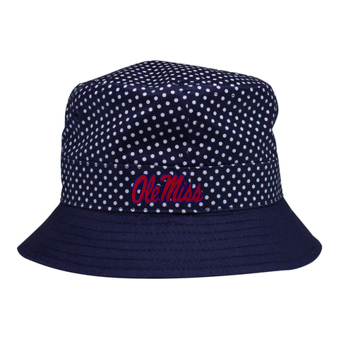 Ole Miss Pin Dot Bucket Hat Two Feet Ahead