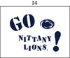 Two Feet Ahead - Penn state - Penn State Infant Lap Shoulder Creeper Print