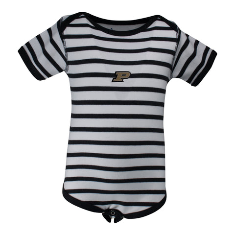 Two Feet Ahead - Purdue - Purdue Stripe Lap Shoulder Creeper