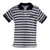 Two Feet Ahead - Purdue - Purdue Stripe Golf Shirt