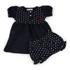 Two Feet Ahead - Rutgers - Rutgers Girl's Heart Dress with Bloomers
