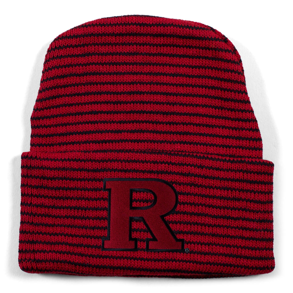 Caps Rutegers Rutgers Stripe Knit Cap – Two Feet Ahead