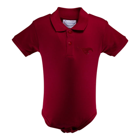 Two Feet Ahead - Southern Methodist - Southern Methodist Golf Shirt Romper