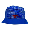 Two Feet Ahead - Southern Methodist - Southern Methodist Pin Dot Bucket Hat