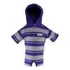 Two Feet Ahead - Texas Christian University - Texas Christian University Hooded T-Romper