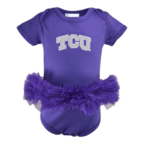 Two Feet Ahead - Texas Christian University - Texas Christian University Tutu Creeper