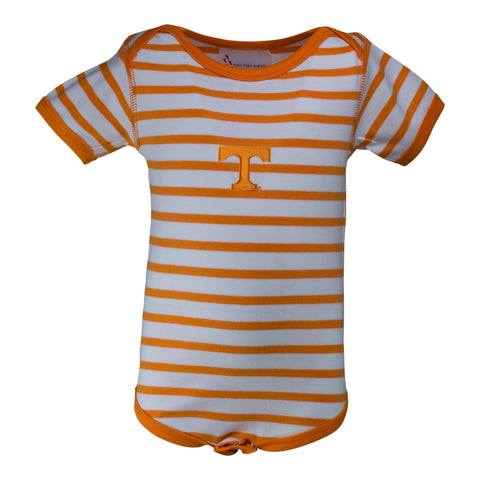 Two Feet Ahead - Tennessee - Tennessee Stripe Lap Shoulder Creeper