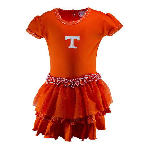 Two Feet Ahead - Tennessee - Tennessee Pin Dot Tutu Dress