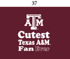 Two Feet Ahead - Texas A&M - Texas A&M Infant Lap Shoulder Creeper Print