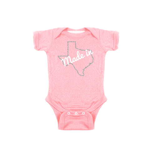 Two Feet Ahead - Infant Clothing - Made In Texas Girl's Creeper
