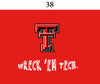 Two Feet Ahead - Texas Tech - Texas Tech Toddler Short Sleeve T Shirt Print
