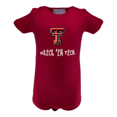 Two Feet Ahead - Texas Tech - Texas Tech Infant Lap Shoulder Creeper Print
