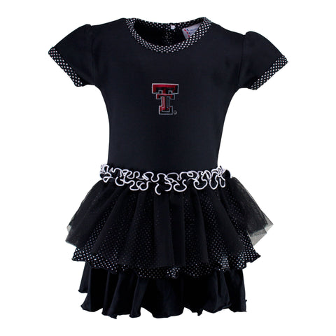 Two Feet Ahead - Texas Tech - Texas Tech Pin Dot Tutu Dress