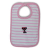 Two Feet Ahead - Texas Tech - Texas Tech Infant Stripe Knit Bib