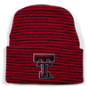 Two Feet Ahead - Texas Tech - Texas Tech Stripe Knit Cap