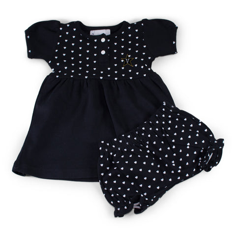 Vanderbilt Girl's Heart Dress with Bloomers Two Feet Ahead Vanderbilt Girl's Heart Dress with Bloomers Two Feet Ahead