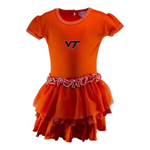Two Feet Ahead - Virginia Tech - Virginia Tech Pin Dot Tutu Dress