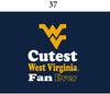 Two Feet Ahead - West Virginia - West Virginia Infant Lap Shoulder Creeper Print