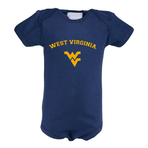 Two Feet Ahead - West Virginia - West Virginia Infant Lap Shoulder Creeper Print
