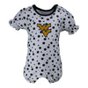 Two Feet Ahead - West Virginia - West Virginia Polka Dot Girl's Romper