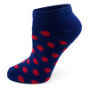 Two Feet Ahead - Socks - Women's Polka Dot Footie (11271)