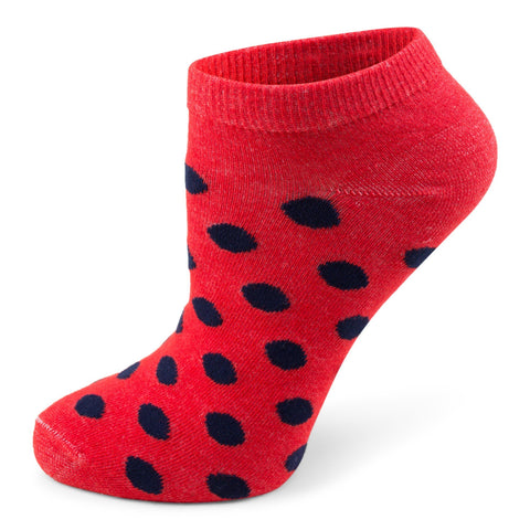 Two Feet Ahead - Socks - Girl's Polka Dot Footie (11271)