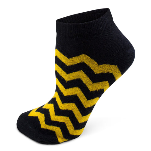 Two Feet Ahead - Socks - Women's Chevron Footie (11278)